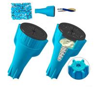Lot de 10 connecteurs de câble pour éclairage de jardin (R6) | IP68 Protection, Twist-and-Lock, sans outils, pour bricolage, montage professionnel