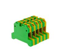 Lot de 10 connecteurs de fils conducteurs EK-10/35, connexion à vis de terre, borniers de rail DIN EK10/35