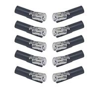 Lot de 10 connecteurs de fils LED enfichables à simple enfichable avec boucle de verrouillage 1 voie
