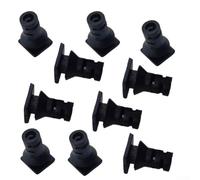 Lot de 10 connecteurs de presse-étoupe en caoutchouc pour outils électriques, meuleuse d'angle, manchon de protection de câble flexible pour perceuse et outils électriques (2,8 mm, noir)