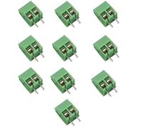Lot de 10 connecteurs de terminal de câblage 3,5 mm 3,96 mm MG350 KF350 2P 3P (3,96 mm, 2P)
