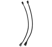 Lot de 10 connecteurs d'extension de câble d'alimentation pour ventilateur PWM 4 broches mâle vers femelle, compatibles avec la broche 3