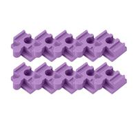Lot de 10 connecteurs en Bois pour Rails de Train - Adaptateur de Connexion pour à partir de 3 Ans - Salle de Jeux, Salon, Chambre d'enfant, Anniversaire, Vacances, Maternelle