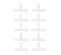 Lot de 10 connecteurs en T pour Tube à air 3 Voies - pour Tuyau de contrôle du débit d'air - en Forme de T - pour Aquarium - Accessoires de Pompe à air - 8 mm