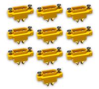 Lot de 10 connecteurs encastrables Premium XT60 XT60E XT60E-M avec vis à six pans creux Copter Drone Connecteur or Connecteur Lipo Batterie Mr.