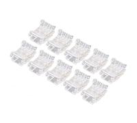 Lot de 10 Connecteurs LED COB 3 Broches 10mm, Connexion par Câble sans Soudure, Éclairage de Rail Transparent pour Maison, École, Bureau