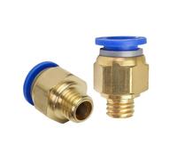 Lot de 10 connecteurs pneumatiques PC4 6 8 10 -M6 M8 x 1 M8 x 1,25 M10 x 1 M10 x 1,5 M12 x 1,75 M16 x 2 à dégagement rapide (PC8-M10)