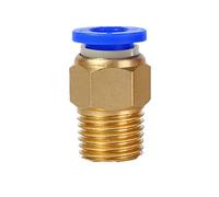 Lot de 10 connecteurs pneumatiques TRACHEA à dégagement rapide droit PC4-M8 x 1,25 mm