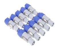 Lot de 10 connecteurs Powercon mâles NAC3FCA Speakon 3 broches, 20 A, 250 V CA(B)