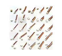 Lot de 10 connecteurs SH1.0 1.25 ZH1.5 PH2.0 XH2.54 femelle + mâle 2/3/4/5/6/7/8/9/10 broches avec câble de 10/20/30 cm(SH 1.0MM,10CM,4P-5set)