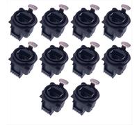 Lot de 10 connecteurs XLR RJ45 à aiguille coudée, forme carrée, pour montage sur panneau PCB et châssis.