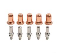 Lot de 10 consommables plasma de rechange pour lampe torche IPT 60 pour coupe-plasma Everlast PowerPlasma 50S 60S, PowerPro 205S 256S et 62204