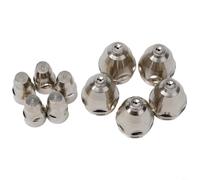 Lot de 10 consommables pour torche de découpe plasma avec embouts 1,1 mm, 1,3 mm, 1,5 mm, 1,7 mm et électrodes (1,1 mm)