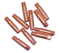 Lot de 10 contacts de soudure pour pointes MB15AK compatibles M6 x 25 mm avec diamètre de pointe de 0,6 mm, 0,8 mm, 1,0 mm, 1,2 mm pour un fonctionnement fluide (1,2 mm)