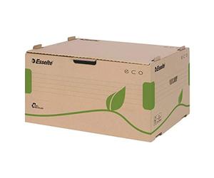 Lot de 10 Container archives Eco, ouverture devant, en carton recyclé