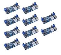 Lot de 10 convertisseurs Buck DC 6 V 9 V 12 V 24 V vers DC 5 V 5 A Buck Down to USB 5 V Dual Output Voltage Regulator