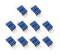 Lot de 10 convertisseurs de niveau logique 2 voies IIC I2C module bidirectionnel 3 V vers 5 V pour Arduino