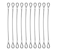 Lot De 10 Cordes De Sécurité Pour Bagages, Cordes Multifonctionnelles En Acier Inoxydable, Cordes Métalliques Solides, Adaptées Aux Bagages, Vélos, Lampes, Etc.