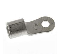Lot de 10 cosses à anneau SeKi 30-50 mm², M6 - Cosses à sertir non isolées - Pour conducteurs multi-fils fins - Cosses à sertir en cuivre étamé