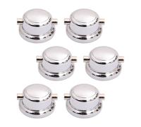 Lot de 10 cosses de caisse claire en métal à double extrémité avec construction pour une installation facile - Accessoires de quincaillerie - Lot de 6