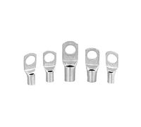 Lot de 10 cosses en cuivre avec trou de boulon for connecteur de câble de soudage à sertir SC16-6 SC25-8 SC35-8(SC35-12)