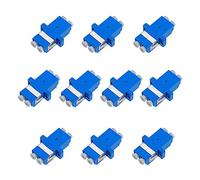 Lot de 10 coupleurs monomode LC vers LC Duplex monomode Adaptateur Fibre Optique pour câble de raccordement monomode