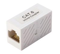 Lot de 10 coupleurs RJ45, module de passage Ethernet non blindé, compatible avec les câbles Cat5 et Cat5E