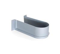 Lot de 10 courbes sous-évier pour tiroir de salle de bain-gris EMUCA