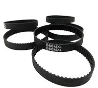 Lot de 10 courroies de distribution MXL B60MXL, largeur 6 mm, boucle fermée B60MXL-6