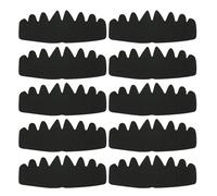 Lot de 10 coussinets absorbants pour casquettes | Protecteurs octogonaux de transpiration pour homme et femme | Doublures douces pour éviter les taches et les odeurs | Bandeau absorbant pour
