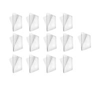 Lot de 10 coussinets adhésifs de rechange transparents pour cuisine, salle de bain, étagère de douche, crochets adhésifs sans clous, accessoires de douche (autocollant double face)