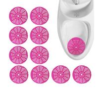 Lot de 10 coussinets d'urinoir pour chambre d'homme, désodorisant pour urinoir, détachant pour urinoir, nettoyage de toilettes longue durée, réduit le gâteau d'urinoir
