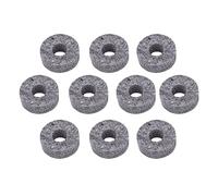 Lot de 10 coussinets en feutre pour cymbale de batterie |Feutre de choix pour la réduction du bruit et l'entretien des cymbales |Pièces de rechange pour kit de
