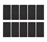 Lot de 10 coussinets en mousse compatibles avec ponceuses pour 4510 9035 9045 conçus pour une utilisation d'extraction de poussière à quatre trous avec papier abrasif standard et rouleaux arrière