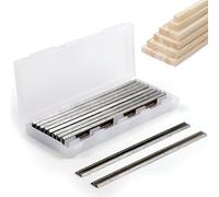 Lot de 10 couteaux à raboter 82 mm, 82 x 5,5 x 1,2 mm, lame de rabot électrique Hss, lame de rechange professionnelle pour machines à bois, rabot Maklta, Bosch