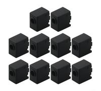 Lot de 10 couvercles de bloc chauffant en silicone pour Anycubic pour Kobra 2 Pro Plus Max imprimante 3D Accessoires résistant à la chaleur jusqu'à 260 °C Capuchon de protection Extrudeuse Isolation