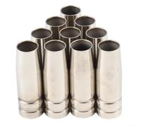 Lot de 10 couvercles de buse conique pour raccords à gaz de soudure MIG MB15, matériaux de soudage conçus pour soudage MIG MB15