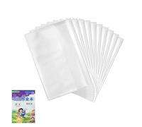 Lot de 10 couvertures transparentes pour livres d'étudiants, résistantes à l'eau, design convivial, protections de manuels scolaires