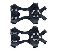 Lot de 10 crampons avec traction antidérapante - Pour travaux en plein air, trajets d'hiver, pêche, marche, escalade, alpinisme et promenade matinale