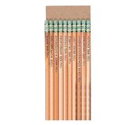 Lot de 10 crayons aquarelle avec gomme pour étudiants, dessin, coloriage, écriture
