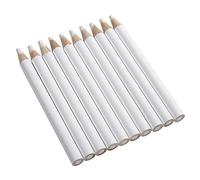 Lot de 10 crayons de cire à strass pour nail art, pointillage de pierres précieuses, outil de précision pour décoration d'ongles, idéal pour un usage professionnel à la maison (blanc, taille unique)