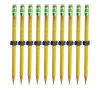 Lot de 10 crayons filetés ADHD pour décompression d'écrou - 1/2/3/5/10 crayons en bois filetés pour enfants, adultes, étudiants, école, travail, soulagement de l'anxiété, calmant et silencieux