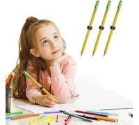 Lot De 10 Crayons FiletéS Pour Le Tdah, Stylo De DéCompression D'éCrou 1/2/4/3/5/10 Crayons FiletéS En Bois Pour Enfants, Adultes, éTudiants, éCole, Travail,Soulagement De L'AnxiéTé (3pièces)
