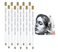 Lot de 10 Crayons Gommes pour Artistes Gomme Blanche pour Croquis Réviser les Détails d'Effacement pour Étudiants Art Peinture Projets Artistiques