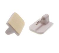 Lot de 10 crochets adhésifs pour fenêtre UPVC Blanc