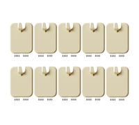 Lot de 10 crochets adhésifs pour tableaux muraux, matériel de montage robuste, application facile, sans dommages | Cintres pour maison, appartement, dortoir, école, cloison sèche, photos, œuvres