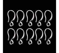 Lot de 10 crochets de boucles d'oreilles hypoallergéniques pour la fabrication de bijoux