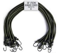Lot de 10 crochets élastiques élastiques pour aventures en plein air Performance fiable avec charge maximale de 30 kg (75 cm)