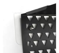 Lot de 10 crochets muraux à vis pour cloison sèche avec clous en acrylique - Supporte de lourdes charges sur le ciment, le citron vert et les murs blanchis à la chaux pour cadres et plus encore