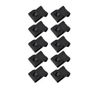 Lot de 10 crochets muraux en plastique sans couture pour cadres photo et petits articles de maison, clous invisibles adaptés aux surfaces en ciment et en bois (B)